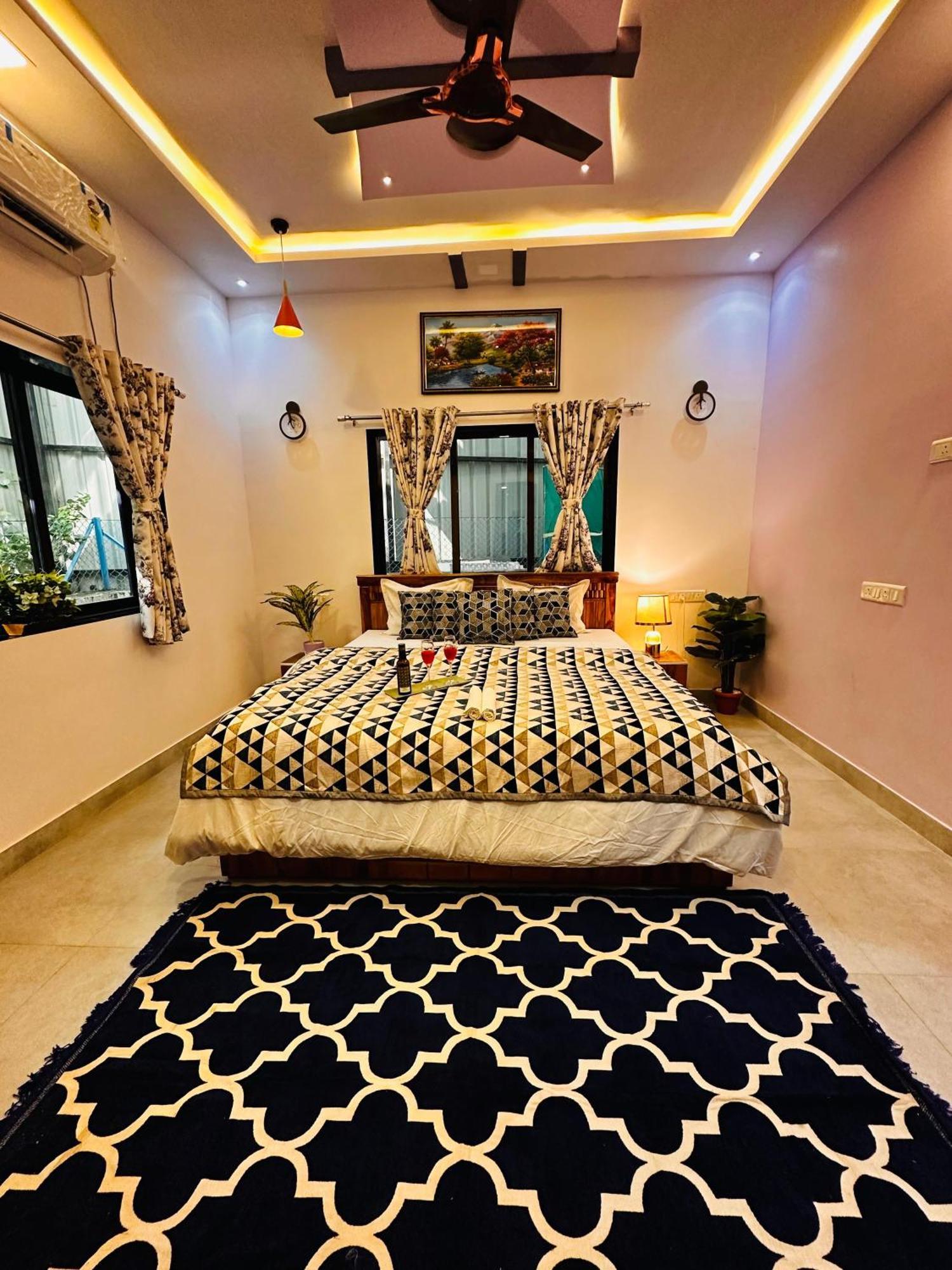 Seas The Day Luxurious 5Bhk Villa 2Min From Awas Beach With Huge Private Pool Alībāg Eksteriør bilde