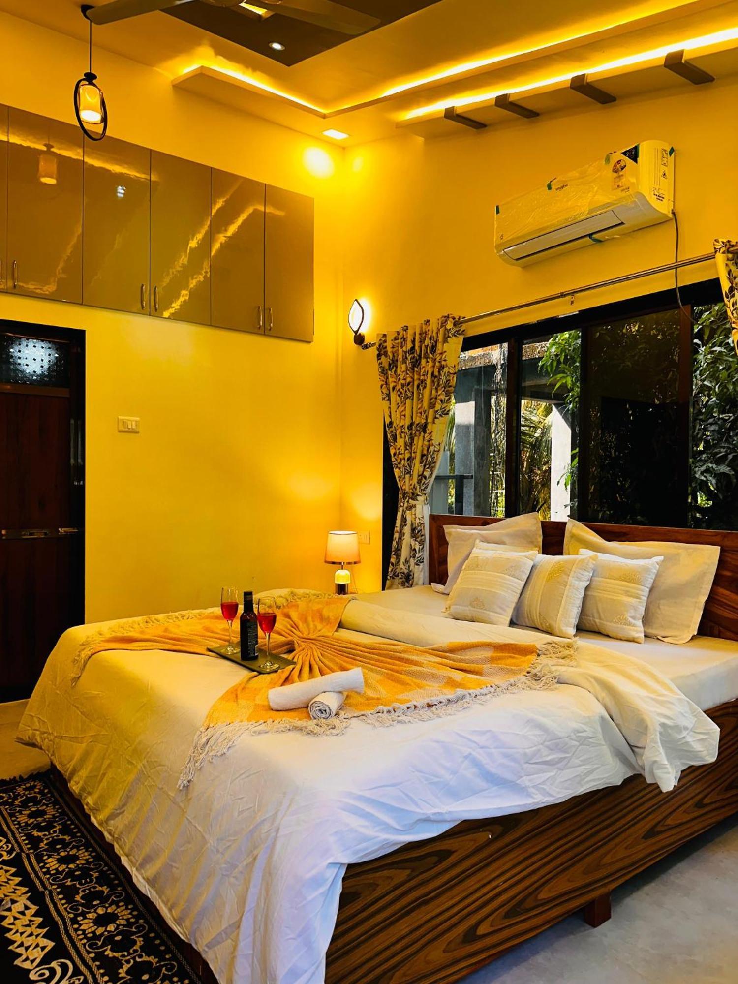 Seas The Day Luxurious 5Bhk Villa 2Min From Awas Beach With Huge Private Pool Alībāg Eksteriør bilde
