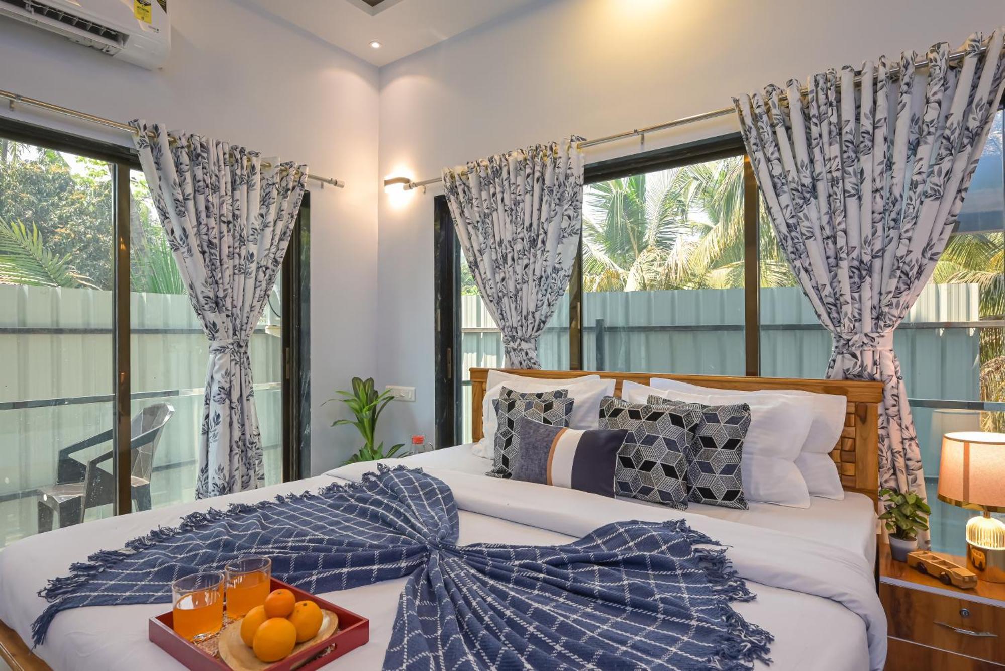 Seas The Day Luxurious 5Bhk Villa 2Min From Awas Beach With Huge Private Pool Alībāg Eksteriør bilde