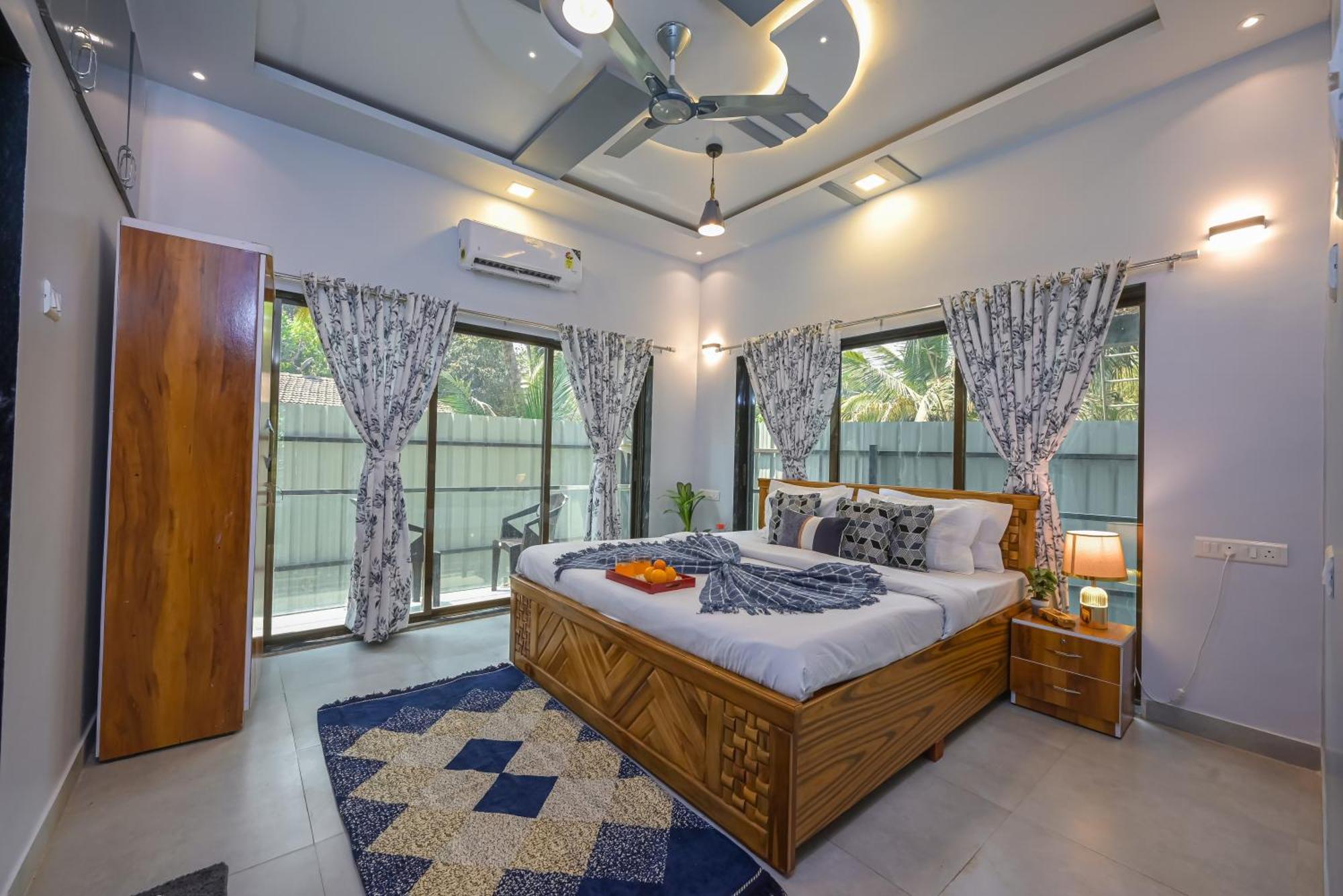 Seas The Day Luxurious 5Bhk Villa 2Min From Awas Beach With Huge Private Pool Alībāg Eksteriør bilde