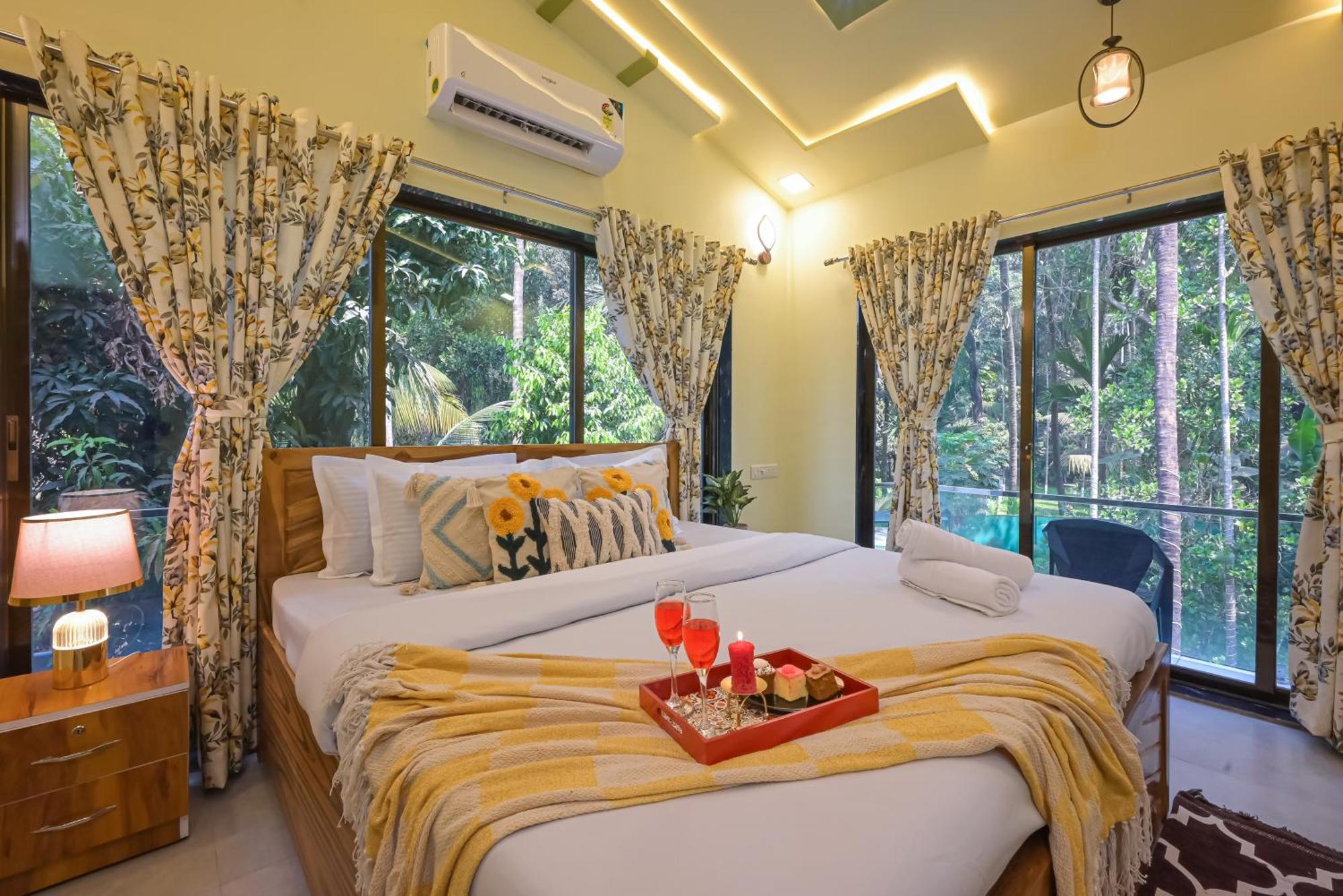 Seas The Day Luxurious 5Bhk Villa 2Min From Awas Beach With Huge Private Pool Alībāg Eksteriør bilde