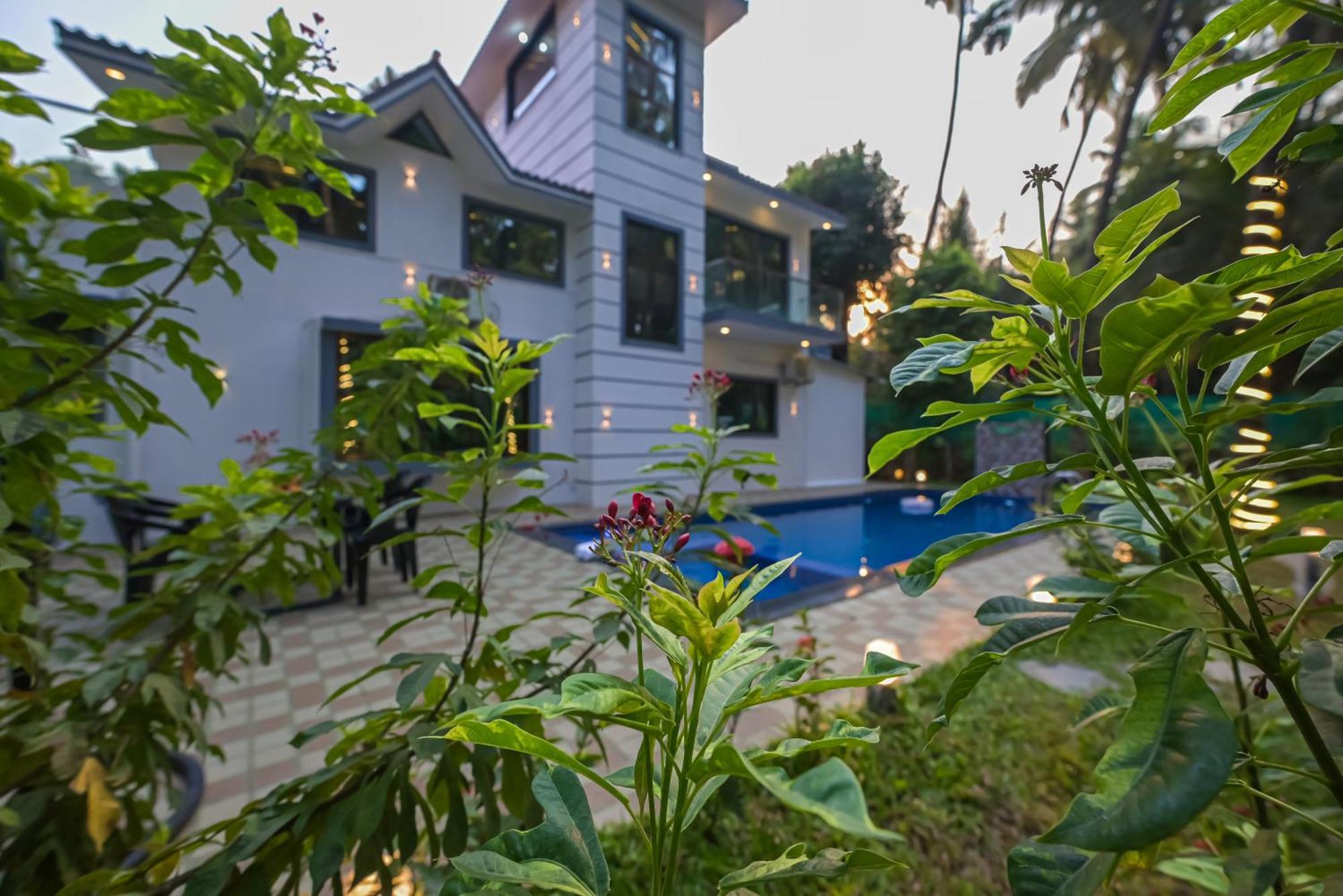 Seas The Day Luxurious 5Bhk Villa 2Min From Awas Beach With Huge Private Pool Alībāg Eksteriør bilde
