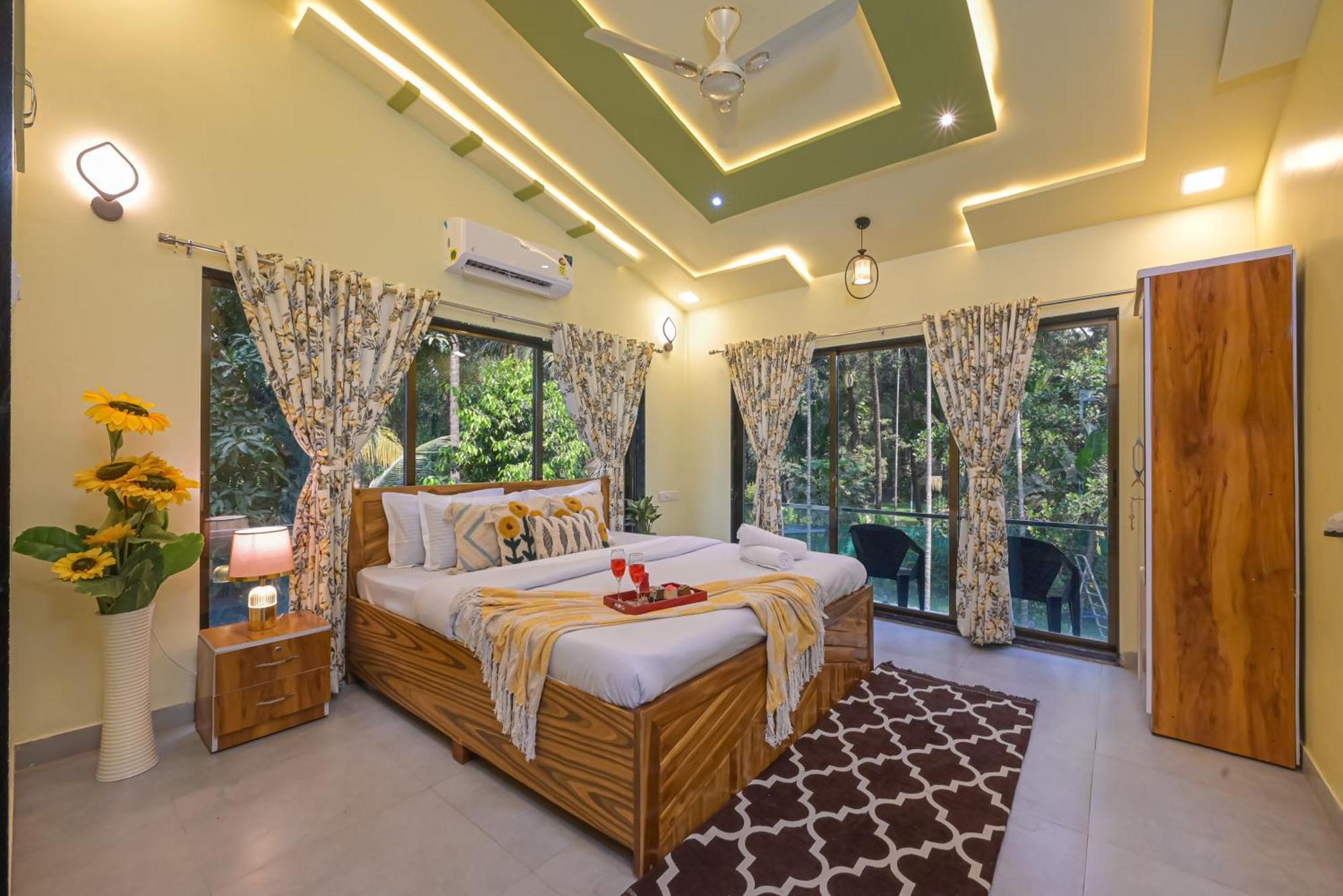 Seas The Day Luxurious 5Bhk Villa 2Min From Awas Beach With Huge Private Pool Alībāg Eksteriør bilde