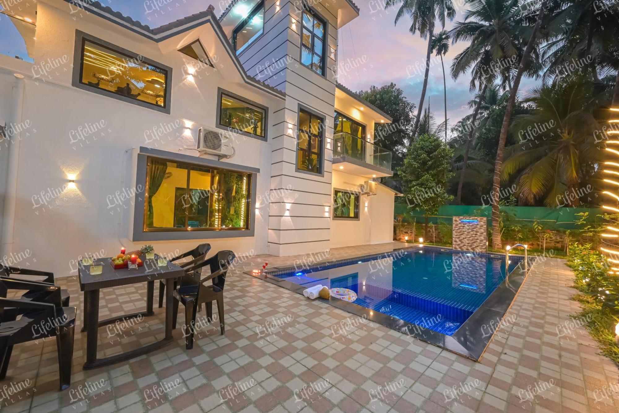 Seas The Day Luxurious 5Bhk Villa 2Min From Awas Beach With Huge Private Pool Alībāg Eksteriør bilde
