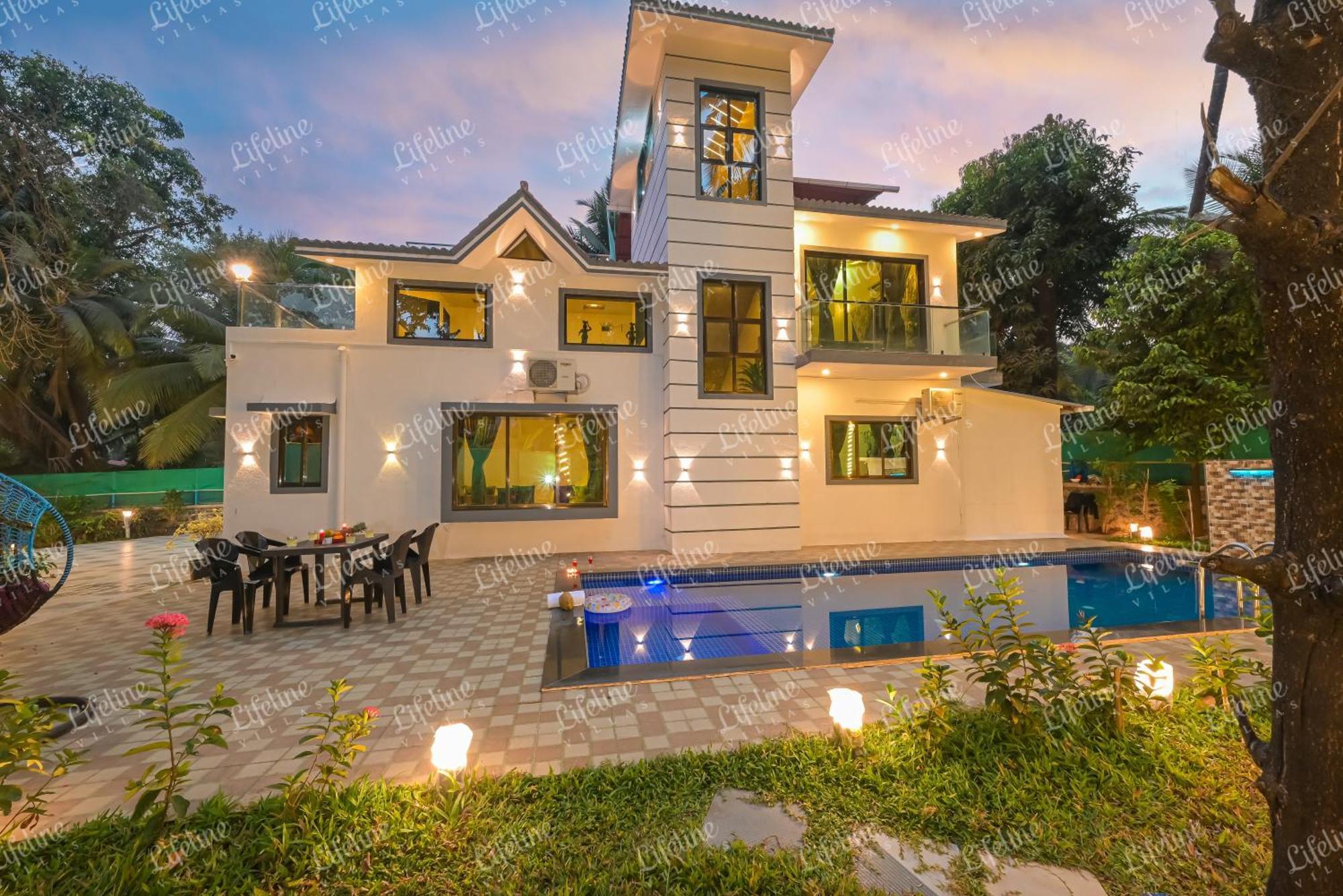 Seas The Day Luxurious 5Bhk Villa 2Min From Awas Beach With Huge Private Pool Alībāg Eksteriør bilde